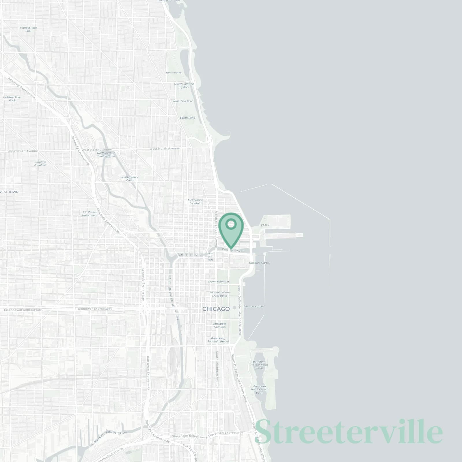 Streeterville map