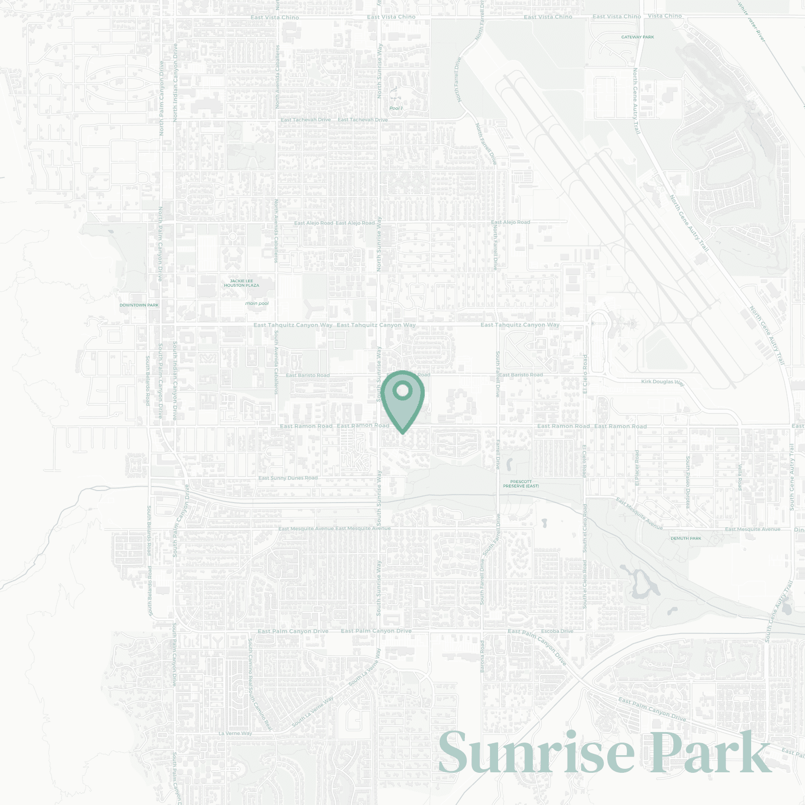 Sunrise Park map