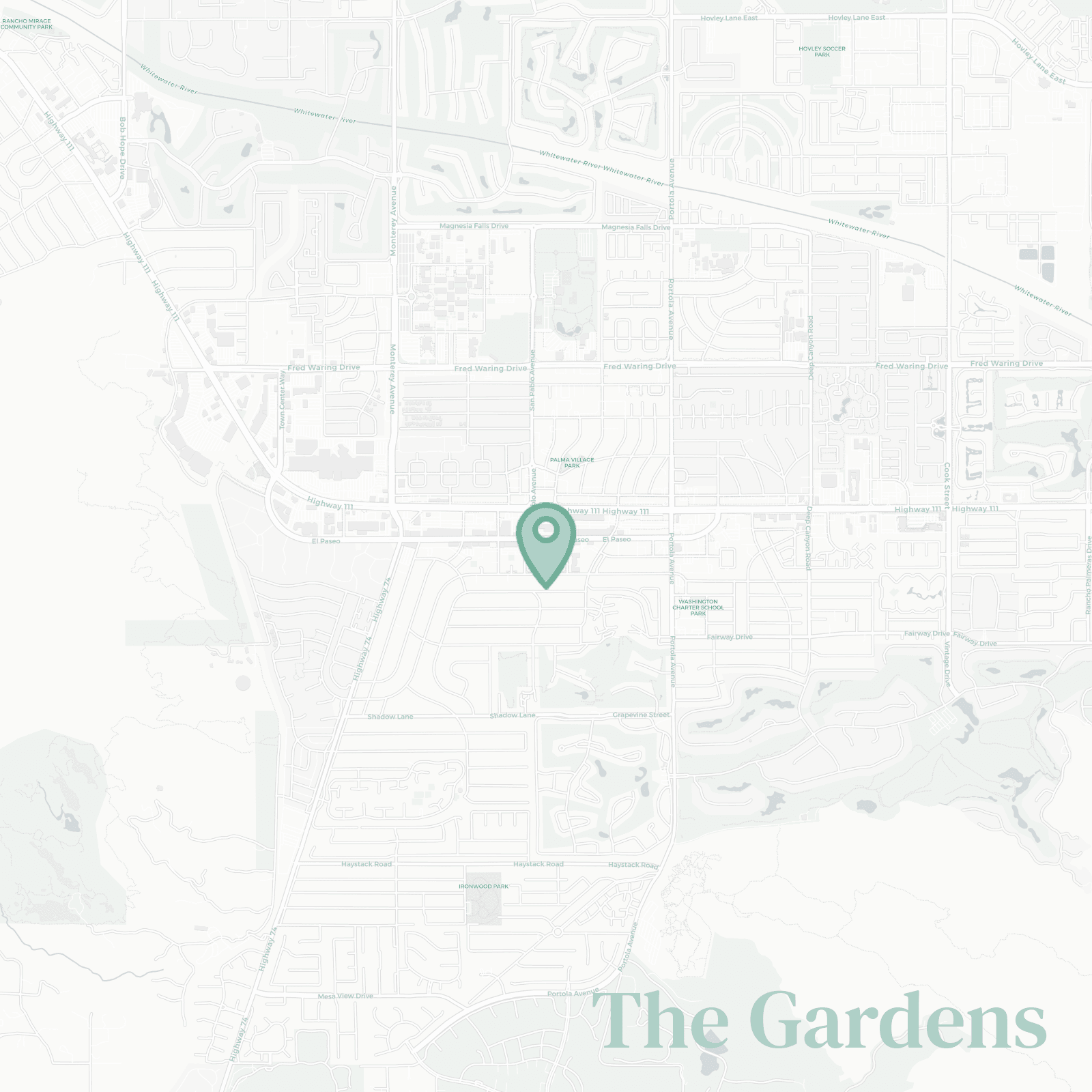 The Gardens neighborhood