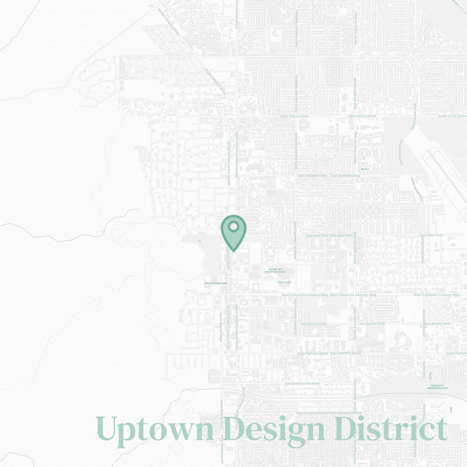 Uptown Design District map