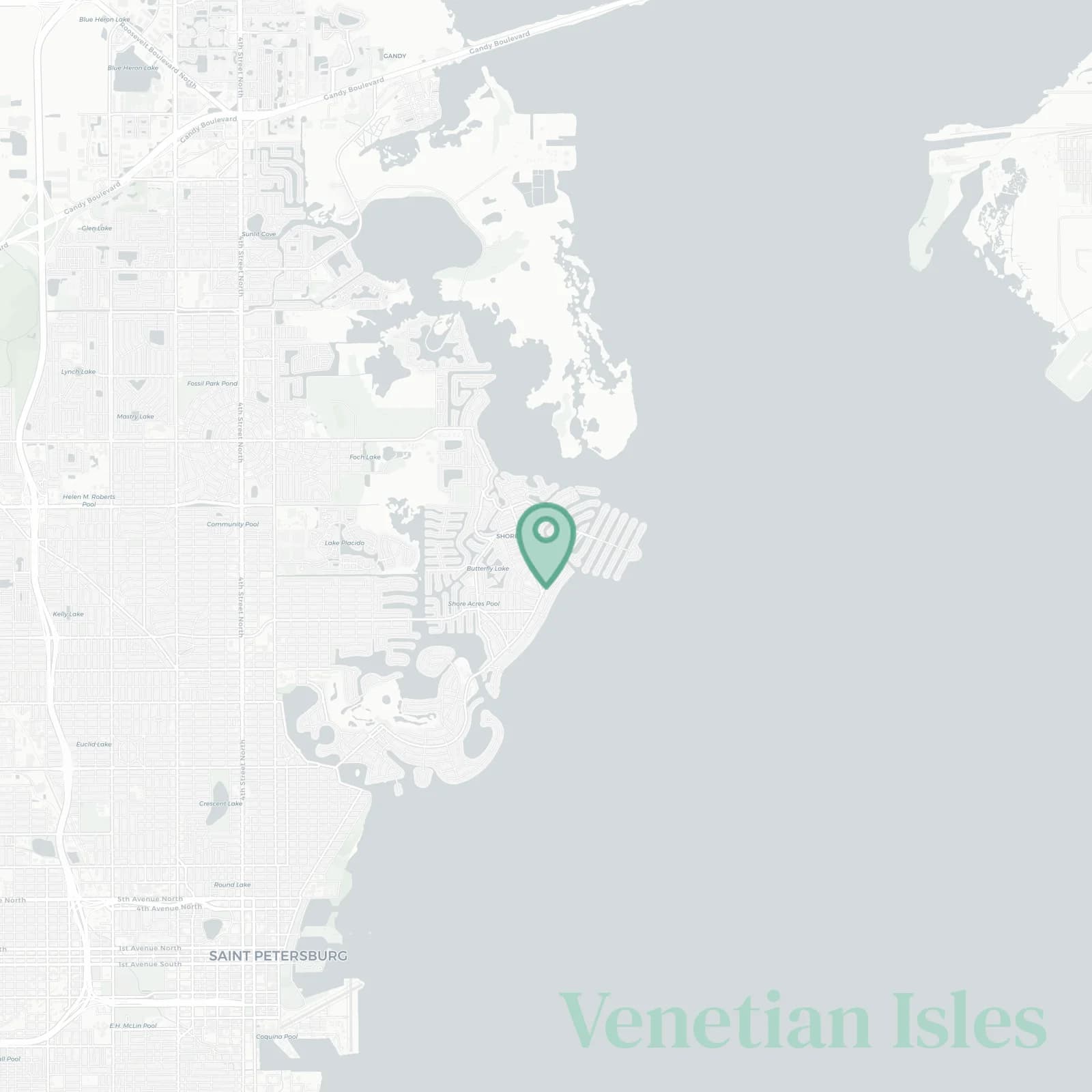Venetian Isles map