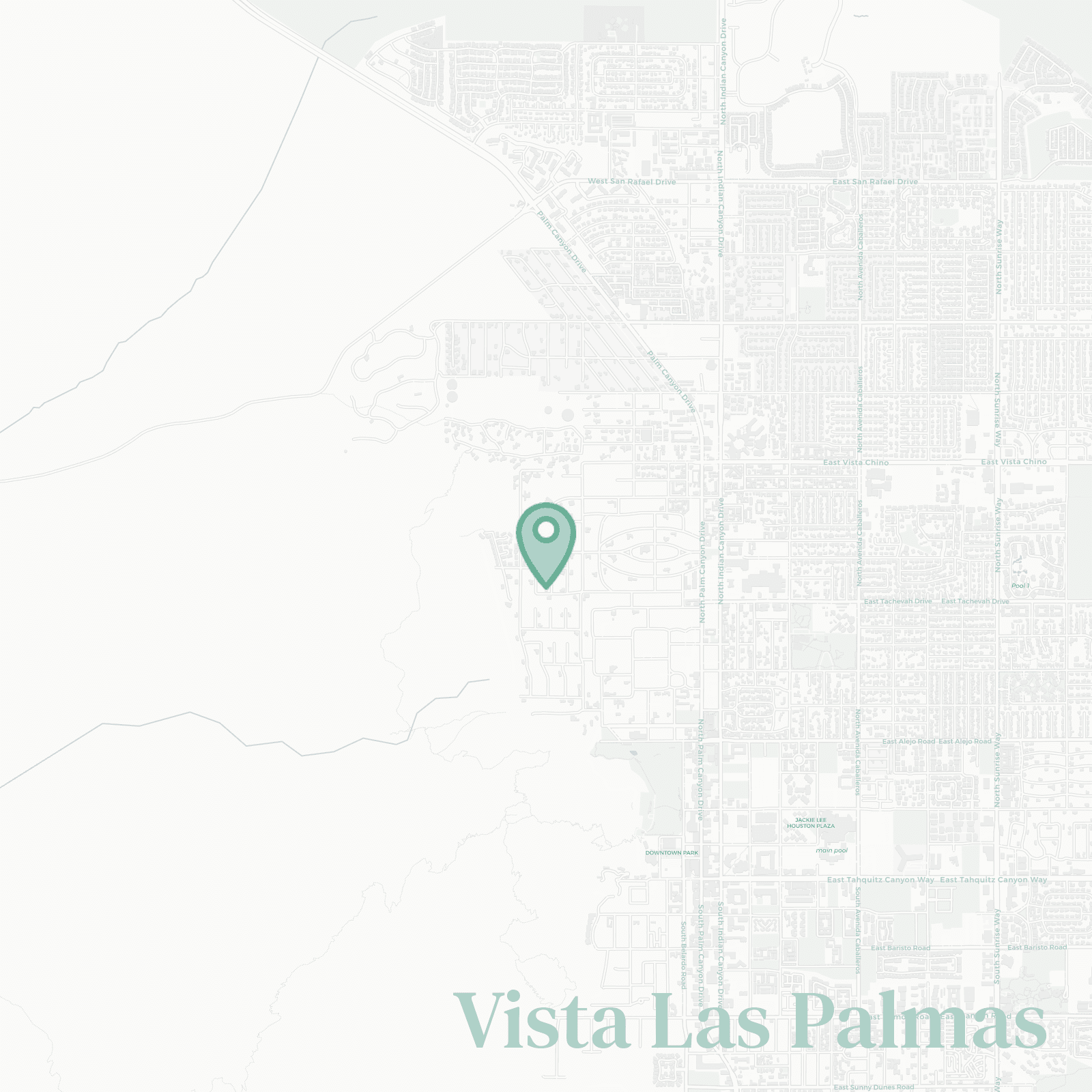 Vista Las Palmas map