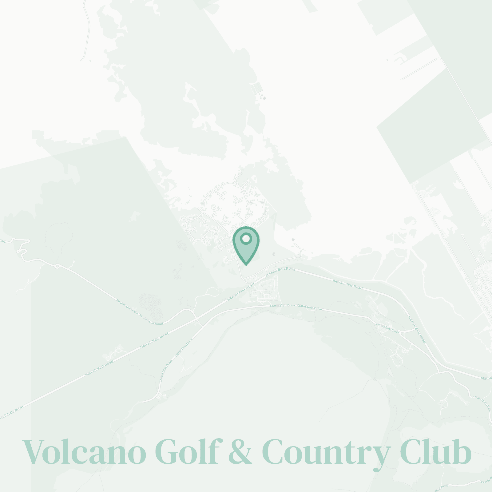 Volcano Golf & Country Club map