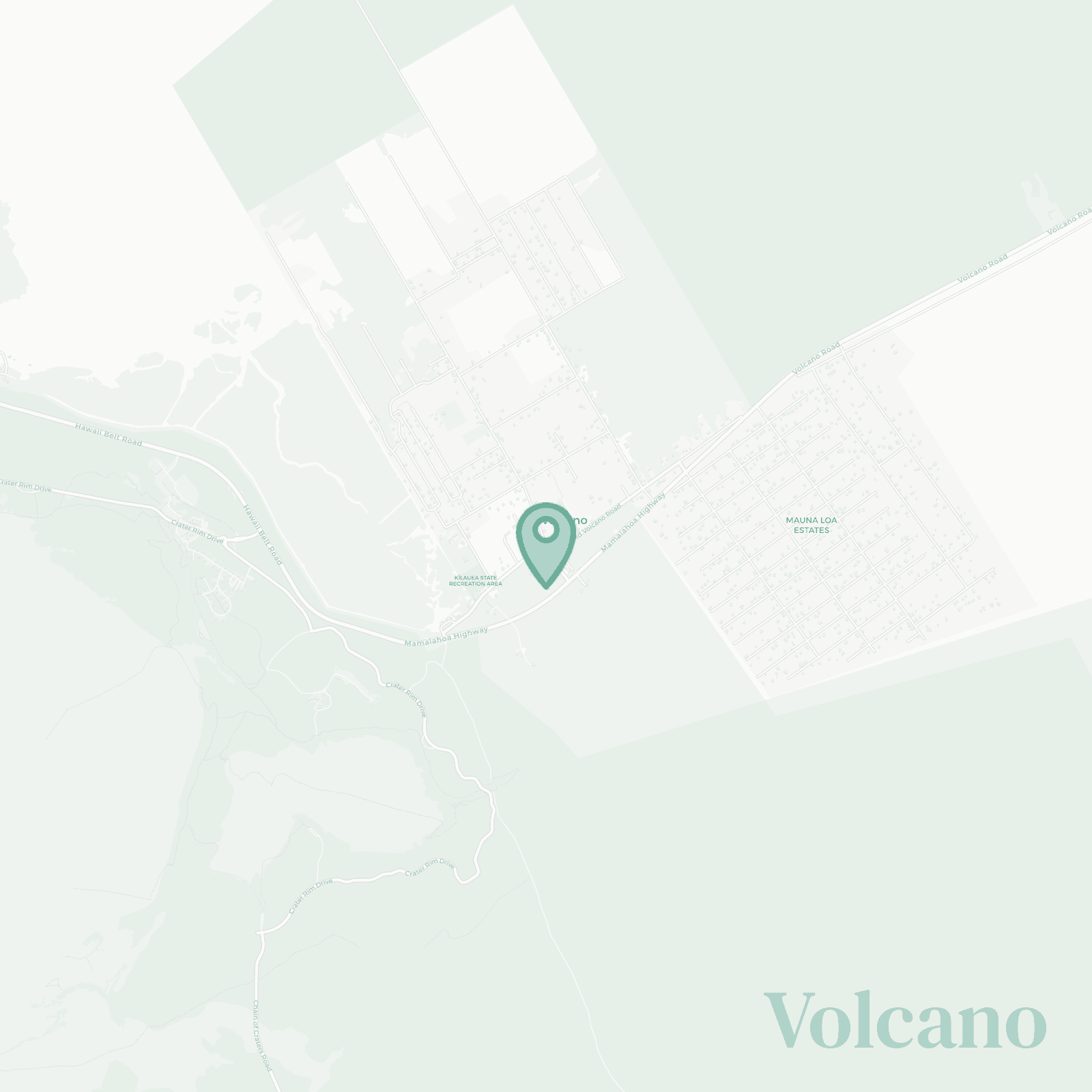 Volcano map