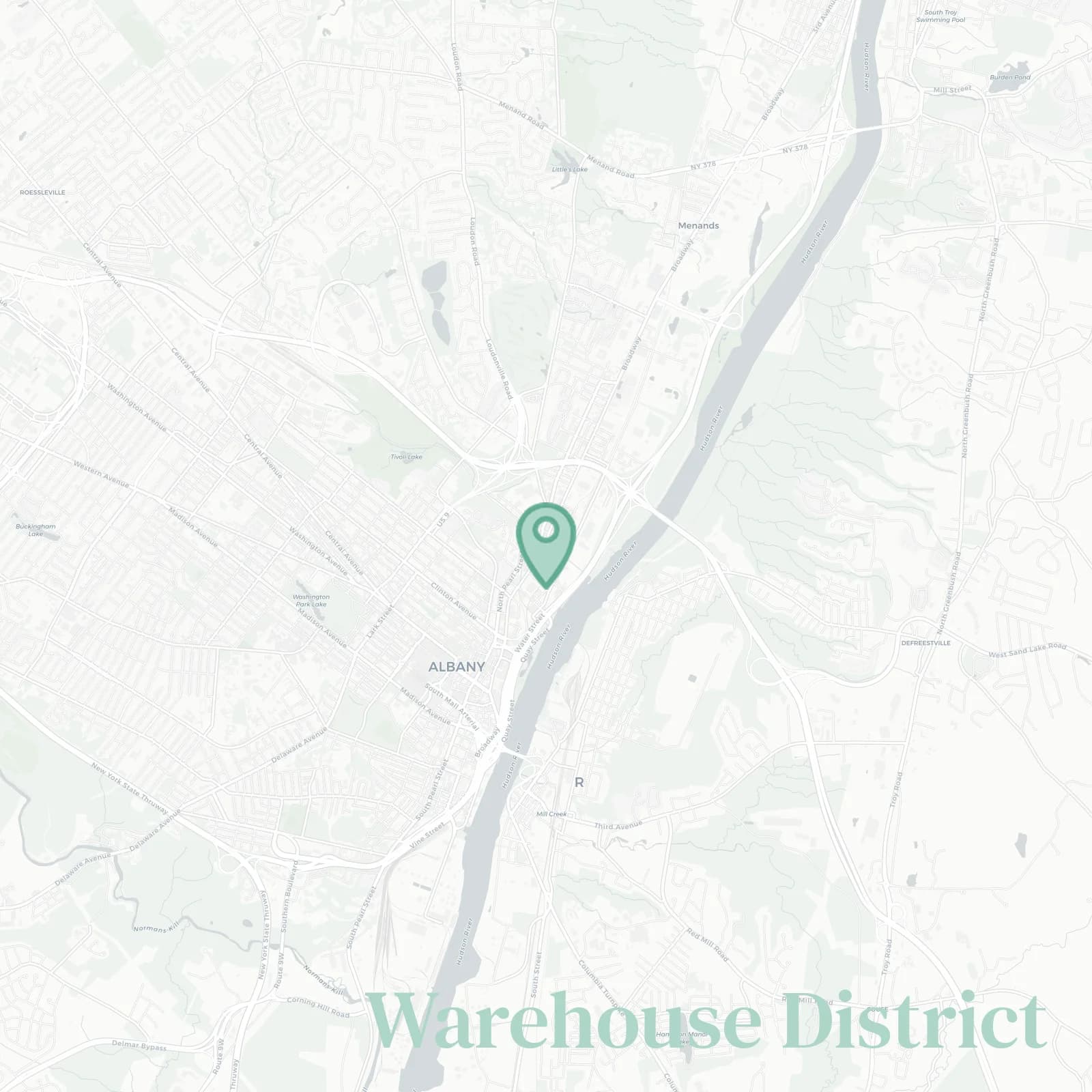 Warehouse District map