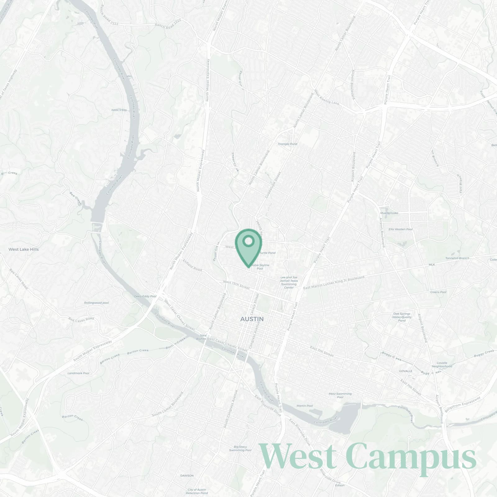 West Campus map