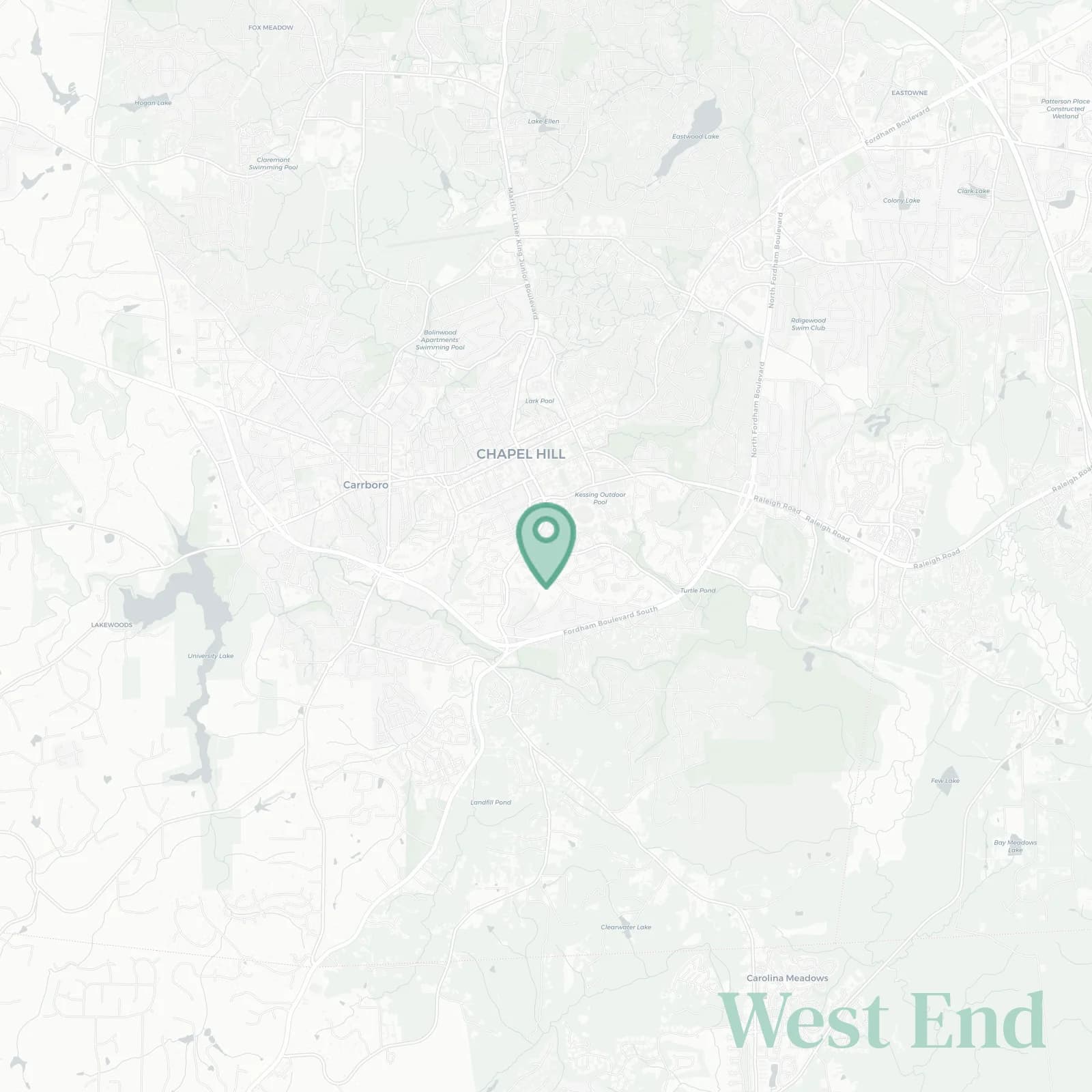 West End map