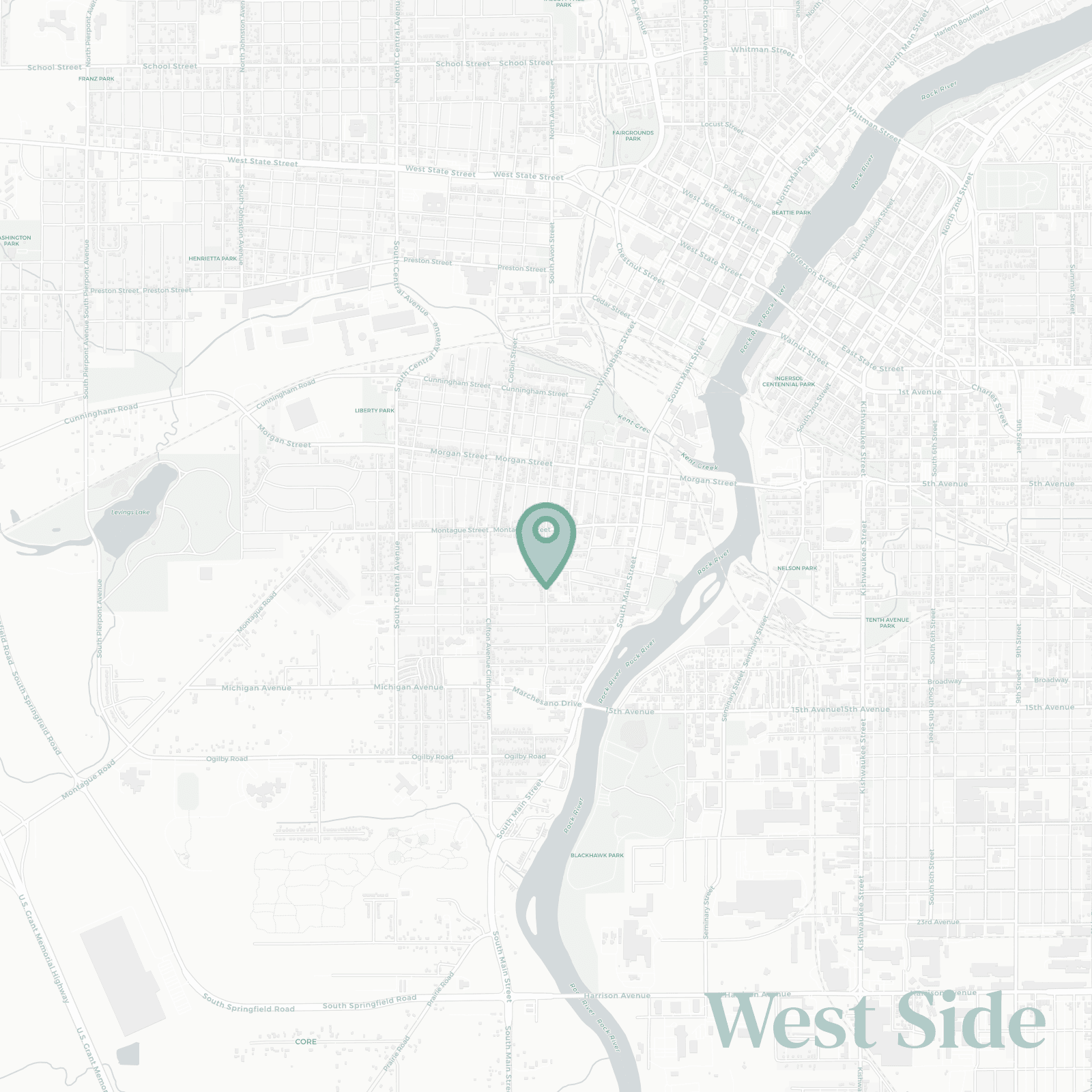 New Milford / West Rockford neighborhood