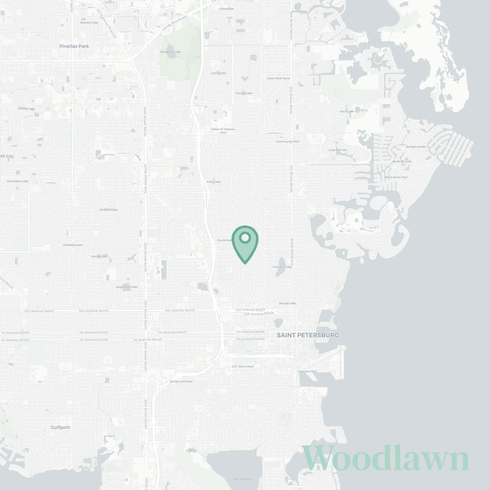 Woodlawn map
