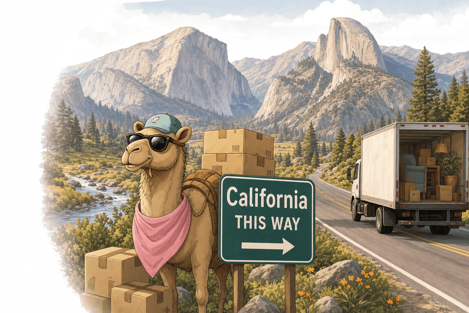 Moving to California hero image