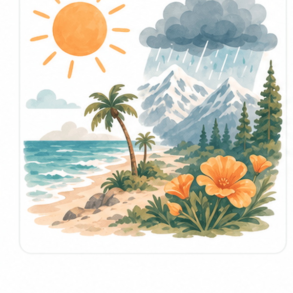 California weather hero image